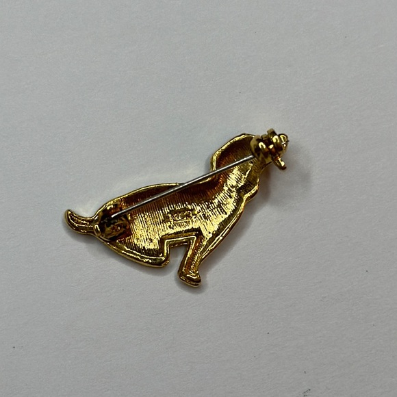 Vintage Enameled Dog Pin - Picture 3 of 7